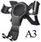 NewTH Support de téléphone pour Audi A3 8 V, rotation à 360 °, verrouillage automatique, stable, sans tremblement, en alliage d'aluminium, support de téléphone portable pour Audi A3/S3 2014-2019