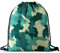 PREMYO Turnbeutel für Mädchen Teenager Junge - Sportbeutel Damen Bedruckt Camouflage - Hipster Gym Bag Festival