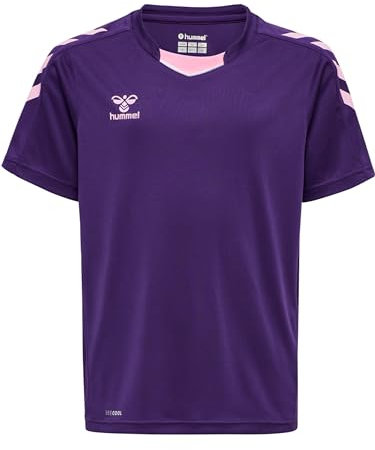 hummel hmlCORE XK Poly Jersey S/S Kids, ACAI, 140