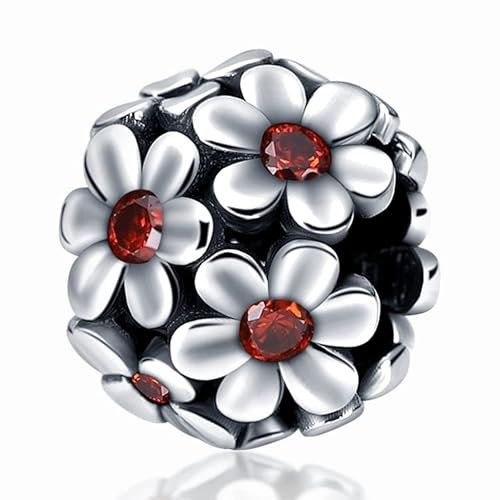 Pandach Damen Charm Anhänger für Armband 925 Sterling Silber Charms Beads passend für Armband und Halskette, Kompatibel mit Europäischen Armbänder für Frauen Mädchen C13