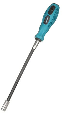 YALIDA Flexible Hose Clamp Driver 7mm Metric Nut Driver Flex Socket Wrench Automotive Replacement Clamp Tool for Marine Auto, Blue