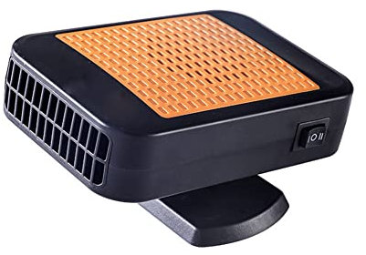 Autoheizung Defroster,MoreChioce 200W Tragbare Auto Heizlüfter Auto Windschutz Defroster 360° Drehbar Windschutzscheiben Heizlüfter Kühlventilator Demister Schnelles Heizen Entfeuchter Defogger,24V