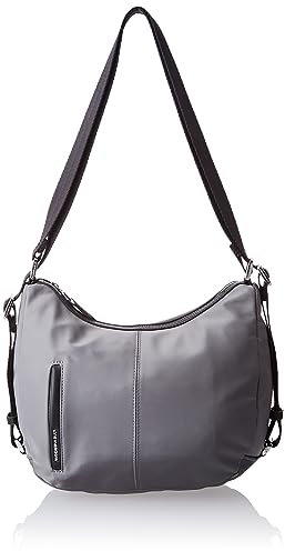 Mandarina Duck Damen Hunter Hobo/Rucksack, Smoked Pearl