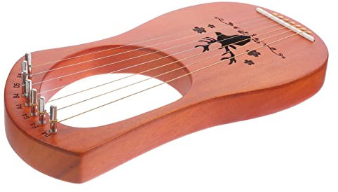 Milisten 1satz Saitige Holzharfe Für Erwachsene Tragbares Musikinstrument Mit Feiner Verarbeitung Inklusive Stimmstab Für Anfänger Und Musikliebhaber Für Entspannte Stunden