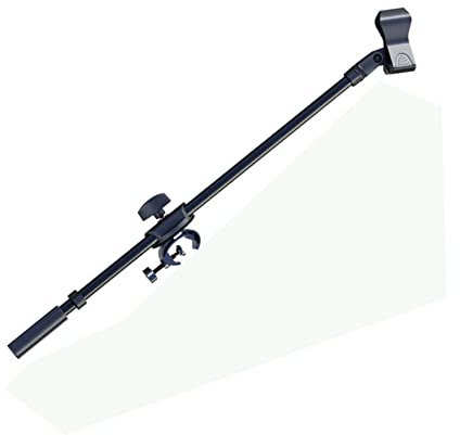 Rotating Microphone Stand Boom Arms Mic Clip Phone Holder Extension Bracket, Mic Arm Boom Arm Suspension Scissor Boom Stands,Livestreaming tool 55CM-Mic Clip A