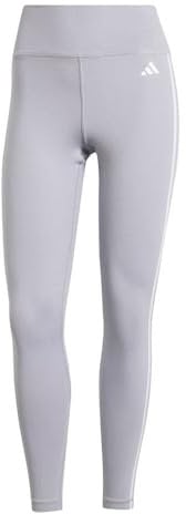 adidas Damen Train Essentials 3-Stripes High-Waisted 7/8 Leggings, GLORY GREY F20, M