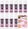 Chivertion 10 Pcs Temporary Fabric Glue 0.28 oz Water Soluble White Fabric Glue Stick for Man Woman Sewing and Craft and Home Use
