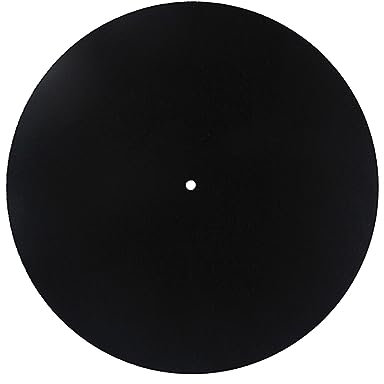 Toyvian Audio-zubehör Gummimatte Plattenspieler Für Schallplatten Grammophon -Plattenspieler Drehteller Plattenteller Matte Antistatisches Pad HiFi Vinyl Gepolstert