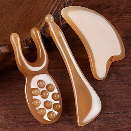 BAWHO 3 unid/Set Tablero de Resina Guasha palillo de acupuntura masajeador de elevación de la Nariz acupuntura Herramienta de reflexología Belleza Antiarrugas de la Piel