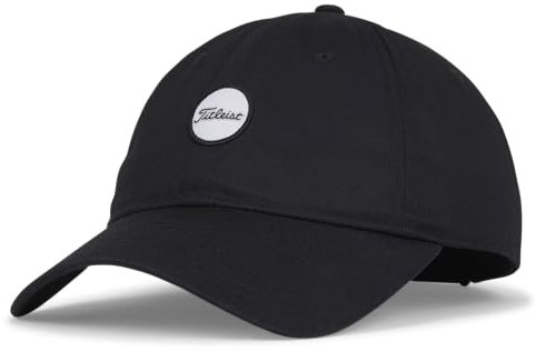 Titleist Unisex Montauk Lightweight Cap Verschluss, schwarz/weiß, Einheitsgröße