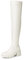 DREAM PAIRS Stivali Alti Donna sopra Il Ginocchio Stivali Casual da Indossare al Ginocchio Stivali Donna Caldi e alla Moda,Size 38.5,Bianco-Pu,SDOB2406W