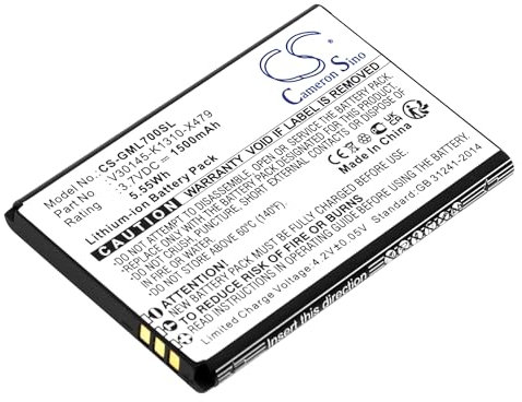 TECHTEK Batterie 1500mAh Compatible avec [Gigaset] GL7 remplace V30145-K1310-X479