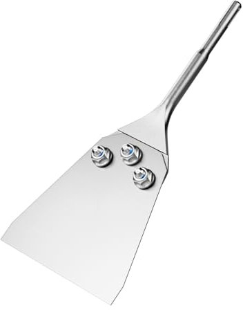 YOSIGHT 11 Inch Long SDS Plus Shank Floor Scraper, 5 Inch Wide 40 Cr Thin-Set Scaling Chisel, Removal Tools for Thin-Set Mortar Tile Adhesive