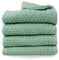 DoubleDry Popcorn Handtücher Set– 4er Set 50x100 cm Baumwolle – 420 g/m² – Weich & Saugstark – Badetuch badehandtücher - Oeko-Tex Made in Green Zertifiziert (Grün)