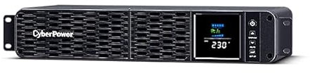 CyberPower CP2000EIPFCRM2U Line-Interactive USV 2000VA/1200W Reine Sinuswelle, AVR, LCD, USB (HID), DB9, RJ45 LAN Protection, Ausgang 86 IEC, Smart-Slot für Opt. Netzwerkkomunikation