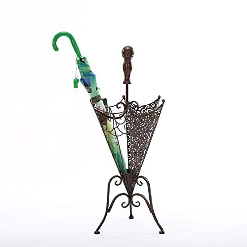 KYTGFH Umbrella Stand, Drain Tray Umbrella Stands Rack Iron Umbrella Stand Umbrella Barrel Hotel Lobby Home Floor Type Rain Umbrella Umbrella Storage Storage Shelf Holder Stand