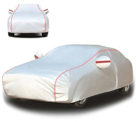 Autoabdeckung Vollgarage für VW Touran Van Box Body/MPV Autoabdeckung Outdoor,Auto Abdeckplane Wasserdicht,Atmungsaktiv,Uv Beständig Und Reißfest,Autoabdeckung Gegen HagelGo6