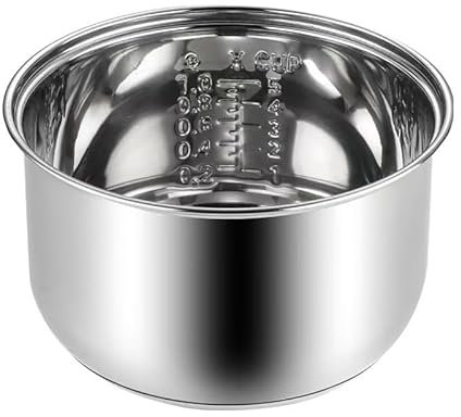 NLOWD Compatible for Zojirushi NS-TSC10 Multi-Cooker Replacement Inner Po (5.5cups) 304 Stainless Steel Rice Cooker Inner Bowl