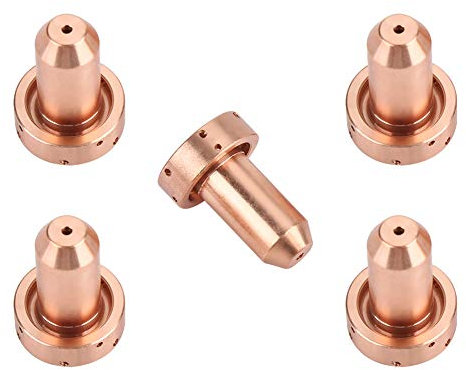 5 Stück Plasmaschneider Düsen Tipps Verbrauchsmaterialien 120A 9-8253 für SL60-100 Schneidbrenner, Multifunktionales Zubehör für den Heimgebrauch