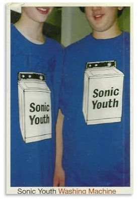 YRAEYWAER Waschmaschine Sonic Youth Poster Wandbilder Wandbilder für Wohnzimmer Schlafzimmer Modern 20x30cm, ohne Rahmen