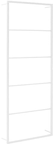 Handtuchhalter für Badezimmer, Wandhandtuchhalter, weiß, 45 x 10 x 115 cm, Stahl