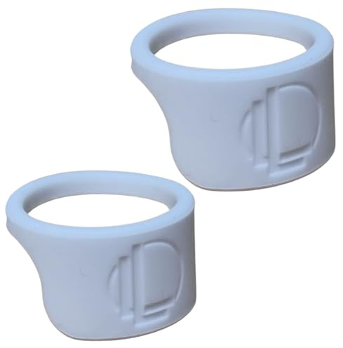 Lulix Silicone Ring Protector for Workout, Wedding Band Protector for Gym and Fitness, Safe and Non-Slip Rubber Ring Cover for Women(2PCS), Talla 6, Silicone, Non-gem
