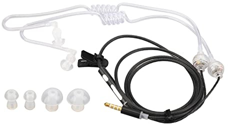 Dioche Air Tube-Kopfhörer, Kopfhörer, Elektronik, Kabelgebundene Air Tube-Ohrhörer, Ergonomische Strahlung mit Geräuschreduzierung, Tragbares Binaurales 3,5-mm-Air Tube-Headset, Air Tubes für (#1)