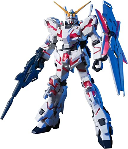 Bandai – Modellbau Gunpla – Gundam – 1/144 HGUC RX-0 Unicorn Gundam (Destroy Mode) – Roboter zum Bauen – MK57399/5057399