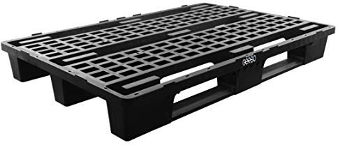 Palette en plastique - 120 x 80 x 15 cm - Charge maximale : 4000 kg.