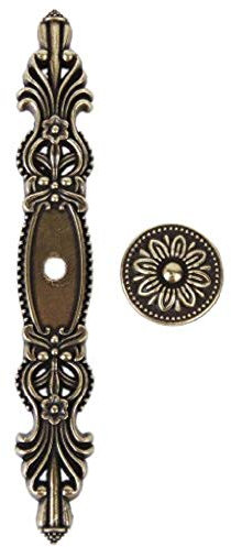 2 Stück antike Bronze Blumengriff 165mm Schrank Schrank Griff professionelle Garderobe Türgriff