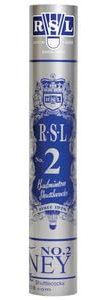 R.S.L. RSL Natur-Federbälle Shuttlecocks | Tourney No. 2 | für Badminton und Federball, hohe Stabilität, Entenfedern | 12 Stück, Speed 77 / Medium-Slow