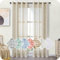 MRTREES Voile Gardinen kurz 2er-Set Leinenoptik Vorhang mit Ösen im Modernen Stores Gardinen Schals Beige 245×140 (H×B) für Wohnzimmer Schlafzimmer Kinderzimmer