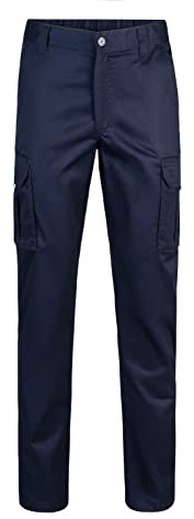 Velilla 103001; Pantalón multibolsillos; color azul navy; Talla 46