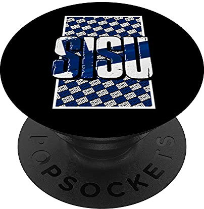 Suomi Finnische Flagge Skandinavier Finne Sisu Finnland PopSockets mit austauschbarem PopGrip