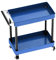 Carrello portautensili, portautensili in metallo facile da montare con ruote per garage officina per accessori RC per 1/8 1/10 1/12 1/1(blu)