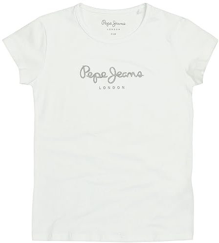 Pepe Jeans Mädchen HANA Glitter S/S N t Shirt Herren, 808MOUSSE, 18 Years
