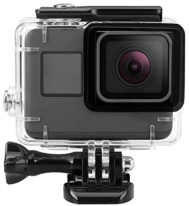 Custodia impermeabile per GoPro Hero 5 6 7 Nero, Protezione Subacquea Dive Shell con Staffa per Go Pro Hero5 6 Hero7 Nero Action Camera Accessori Kit