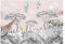 Papel Pintado Infantil Selva Animales - impresión de látex - Incluye Pegamento - Fotomurales Pared Tejido No Tejido Decorativos Murales Fotográfico XXL Moderno Decoración de Paredes (254x184 cm)