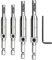 4pcs Hinge Drill Bit Set, Centering Hinge Drill Bit Sets for Door Cabinet Woodworking - 5/64, 7/64, 9/64, 11/64