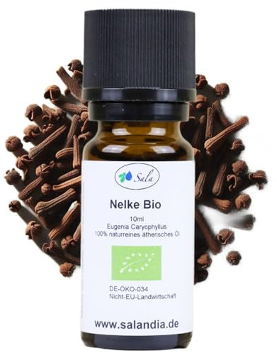 Sala Aceite esencial de clavo de olor natural orgánico (10 ml)