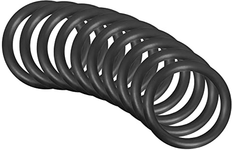 QUARKZMAN 30x22x4mm Nitrile Caoutchouc Joints Toriques 10 Pièces Rond Noir | Joint Rondelle pour Robinet Plomberie Réparation Étanchéité Connexion