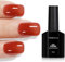TOMICCA Gelee UV Nagellack, 15ml Rot Tansparent Gel-Nagellack, UV LED Soak Off Manicure Gelee Gel Lacquer Varnish