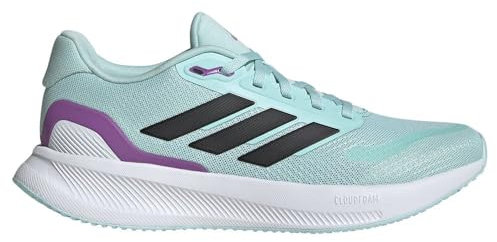 adidas Damen Runfalcon 5 Running Shoes Laufschuhe, semi Flash Aqua/core Black/Cloud White, 44 EU