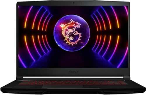 MSI Thin GF63 Gaming Laptop: Intel Core i5-12450H GeForce RTX 2050, 15.6 FHD, 144Hz, 16GB DDR4, 1TB NVMe SSD, Type-C USB 3.2 Gen 1, Cooler Boost 5, Win 11 Home, Black