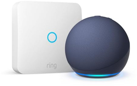 Echo Dot (5.ª generación, versión de 2022) + Ring Intercom de Amazon | La combinación ideal para un hogar más inteligente