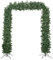 Samuel ALEXANDER 8ft (2.55m) Double Door Artificial Plain Green Christmas Tree Arch in Green with 2000 Tips
