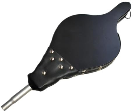 Kamin Luftpumpe Werkzeug, Camping Hand Feuergebläse Und Leder Balg Feuerstelle Ventilator Balg Grill Feuergebläse Balg Langlebiger Balg Mit Düse Holzkamin Blasebalg Manuelle Feuergebläse