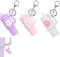 GETFACAI 3 PCS Mini Stanley Cup Keychain, Stanley Cup Keyring, Mini Tumbler Keychain Accessories for Stanley Cup, School Bag Key Ring Handbag Backpack Charm Lip Balm Keychain for Women