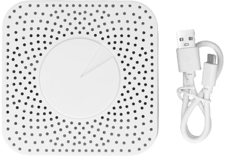 ViaGasaFamido Smart Air Quality Tester, WiFi APP Control CO2 HCHO VOC Temperatur Luftfeuchtigkeit PM2.5 Detektor für Home Office, mit für APP Automation