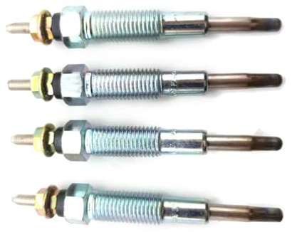 Metall Glühkerzen Kompatibel Mit Mazda Für E-Serie SR2 1991 1992 1993 1994 1995 1996 1997 1998 1999 2000 2001 2002 2003 Heizungsglühkerzen 4 Stück WL81-18601 WL0318601